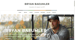 Desktop Screenshot of bryanbaeumler.com